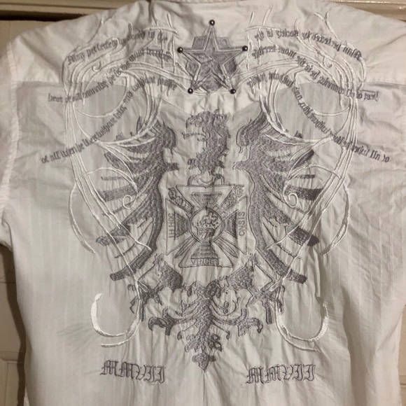 Monarchy Short Sleeve Button Down Shirt - Picture 4 of 5